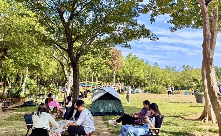 孝义森林公园露营野餐，探索最近的入口之门