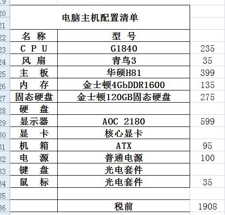 快递柜电脑主机配置研究